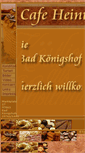 Mobile Screenshot of cafe-heintz.de